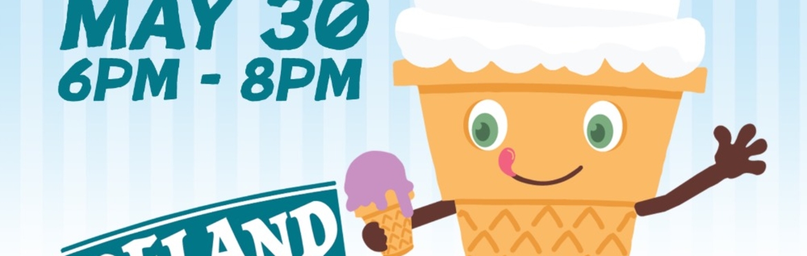 DeLand Ice Cream Walk Logo
