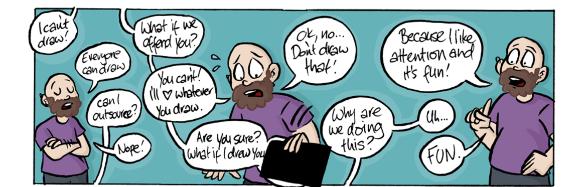 My Illustrated Life - An Autobio Comics Panel