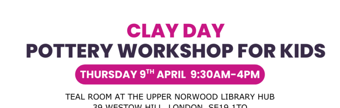🏺✨ Clay Day: Pottery Workshop for Kids! ✨🏺