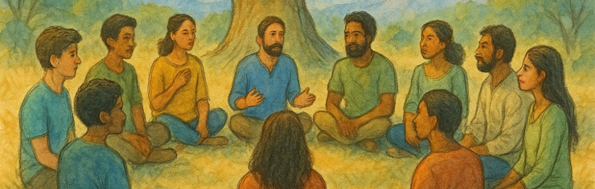 Fellowship Circle under Oak Tree