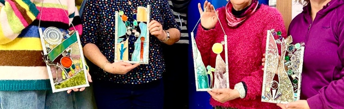 2.5 day Intensive Sculptural Glass Panel: Stained glass, flameworking and fusing at Mulranny Arts, Co. Mayo