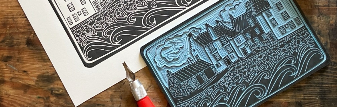 Seascape Linocut Workshop with Pamela Scott
