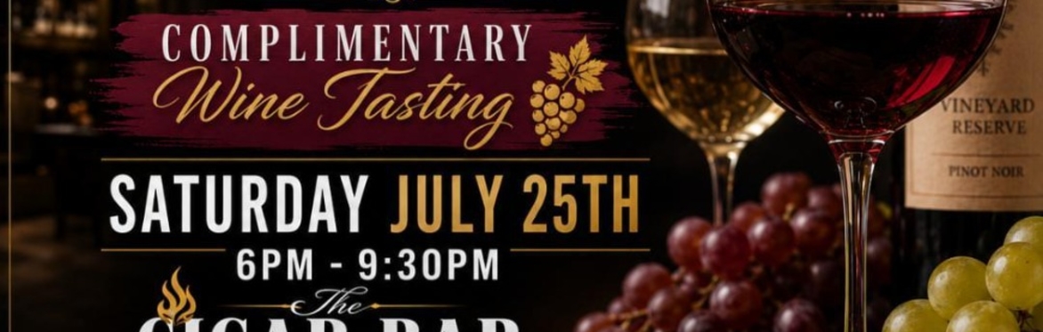 COMPLIMENTARY VINEYARD WINE TASTING 🍷