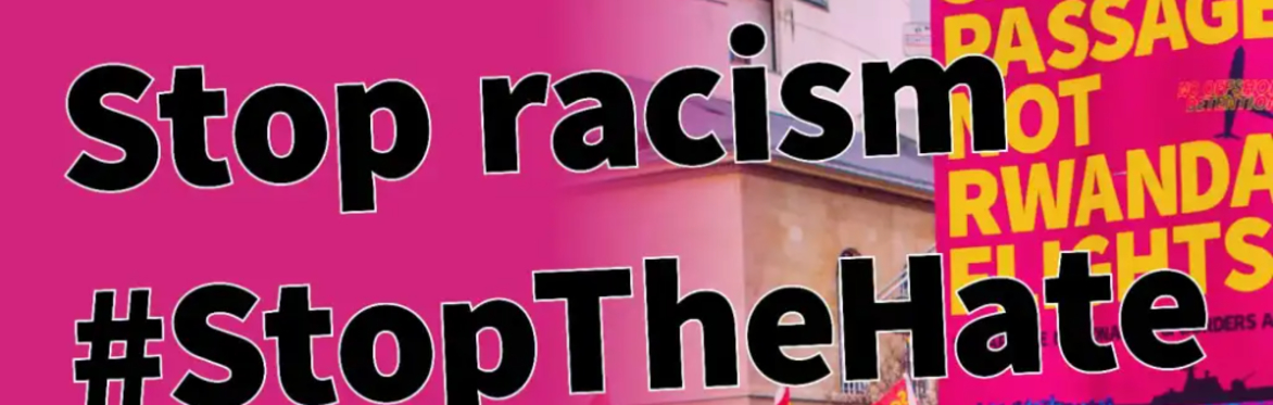 Stop Racism #Stopthe Hate Coach to National demo 16th March