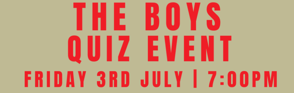 The Boys Quiz