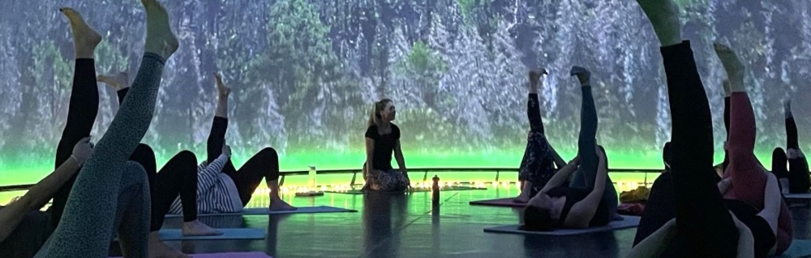 Primary Pilates with Cassie in the Immersive Dome