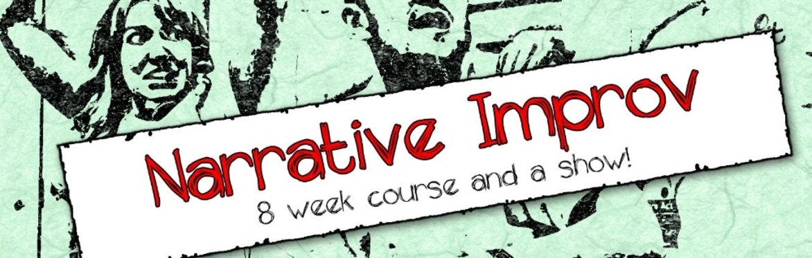 3 woodcut images of improvisers, on green.