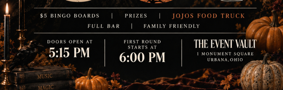 🎃 Spooky Music Bingo Night!