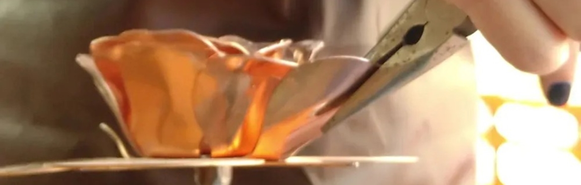 Copper or Steel rose working workshops at ST clements festival malton
