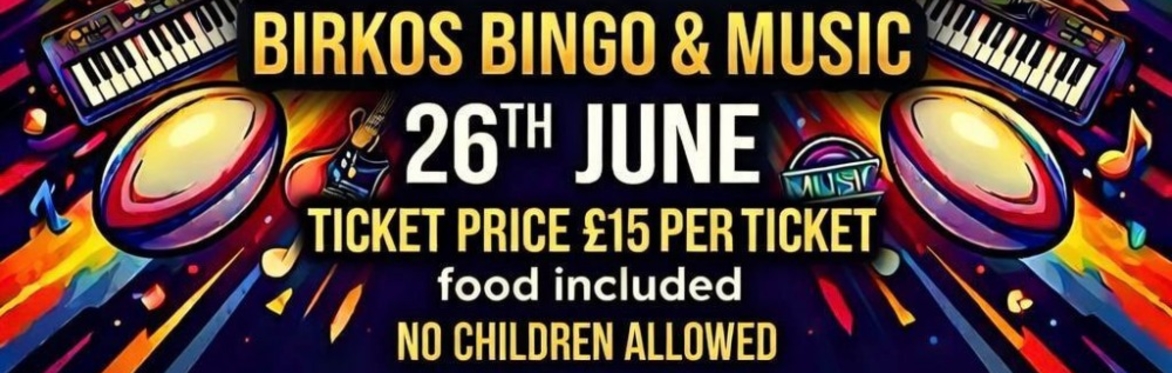 Minis & Juniors Parents' Evening with Birkos Bingo.