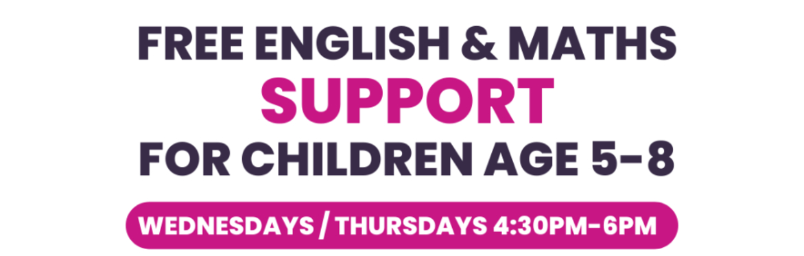Free English & Maths Support - for children aged 5-8 who access free school meals