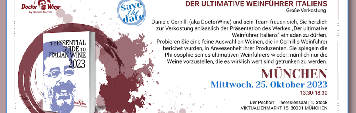 DoctorWine Verkostung München 25. Oktober 2023