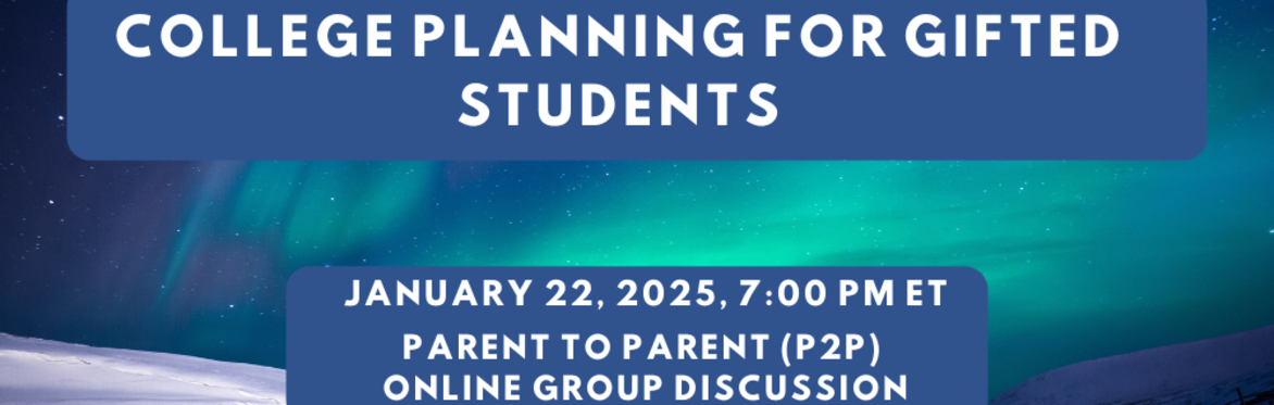College Planning For Gifted Students
