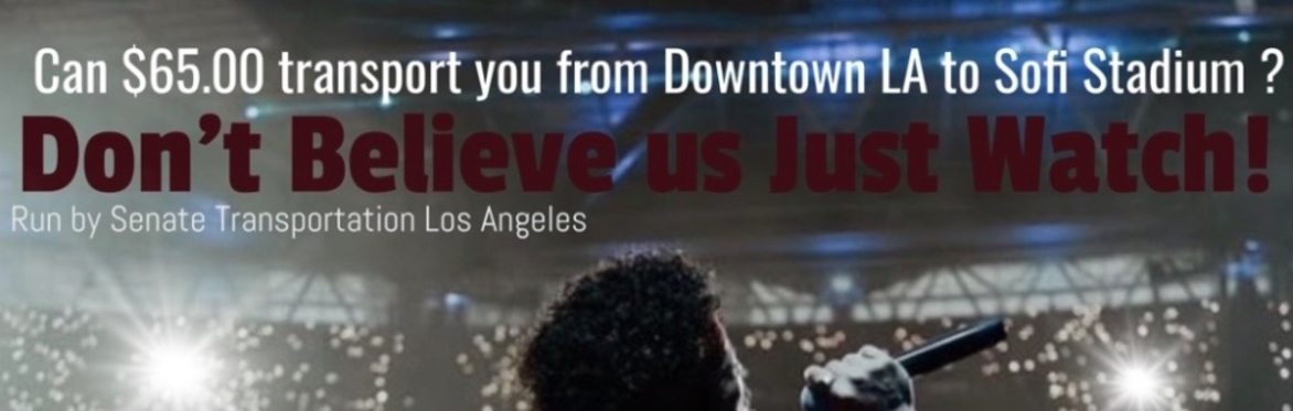 BRUNO🌹MARS Round-Trip Shuttle from🍾(Downtown LA to SOFI STADIUM)