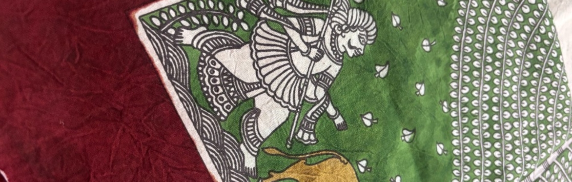 Gujarat Textile Series - Mata-ni-Pachedi beginner workshop and talk with Kirit Chitara