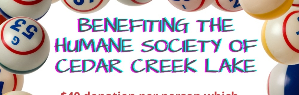 Bingo Night Benefitting the Humane Society at Cedar Creek Land