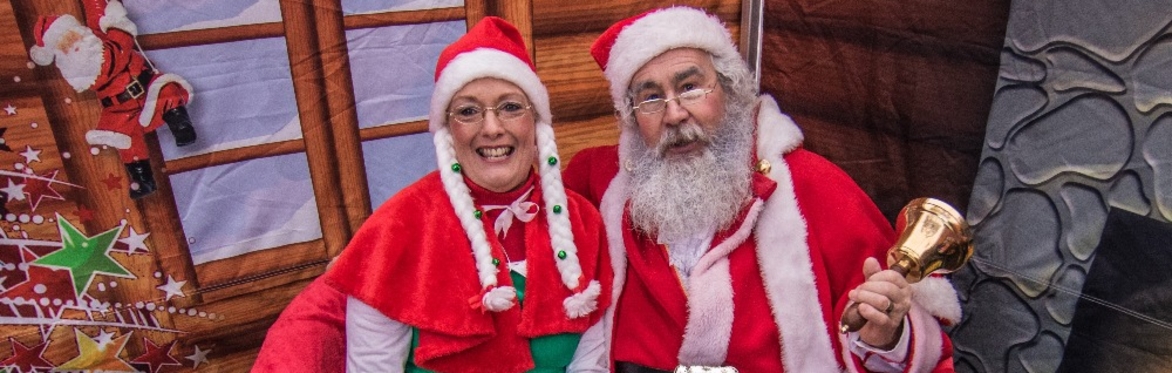 Santa's Grotto at Leamington Christmas Market