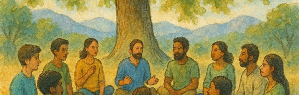 Fellowship Circle under Oak Tree