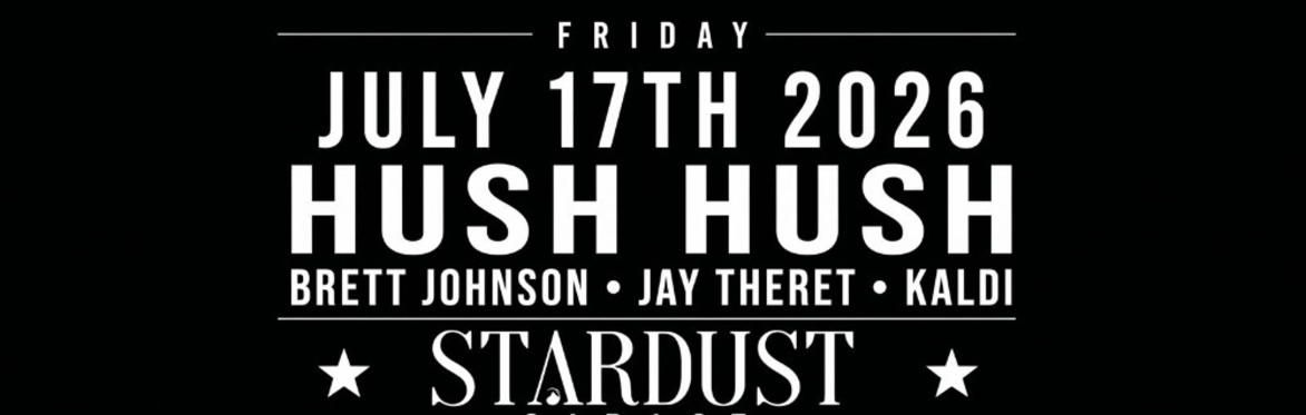 Hush Hush Event Flier Banner