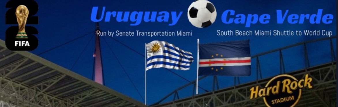 Uruguay 🇺🇾 vs Cape Verde 🇨🇻 (South Beach Shuttle to World Cup Miami)⚽️