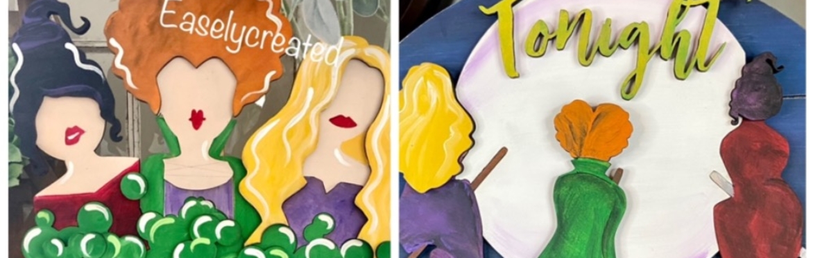 Hocus Pocus DIY Sign Workshop (Studio Class and togo Kit Options)
