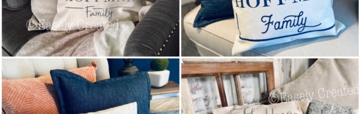 Studio DIY Canvas Pillow  Cover Workshop and Togo Kits