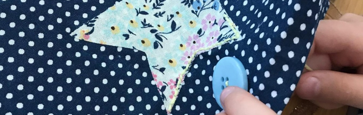 Fabric Notebook Covers with Thread and Press at Strensall Library