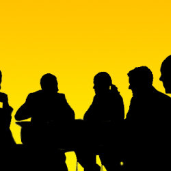 People sitting at a table
