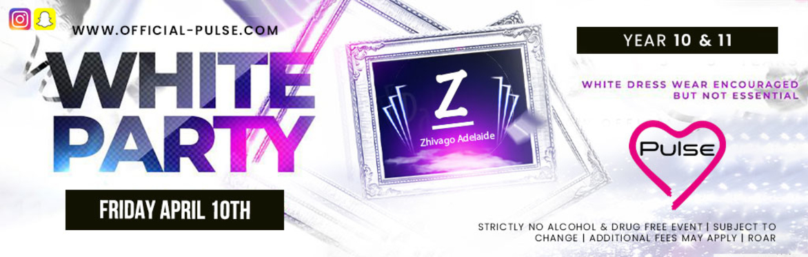 Pulse presents: The White Party at Zhivago Nightclub, Adelaide
