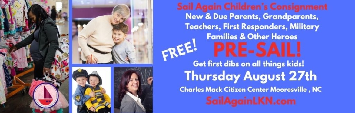 Sail Again's Charity Pre-Sail Day! Moms Grands Teachers & Heroes Shop Early!