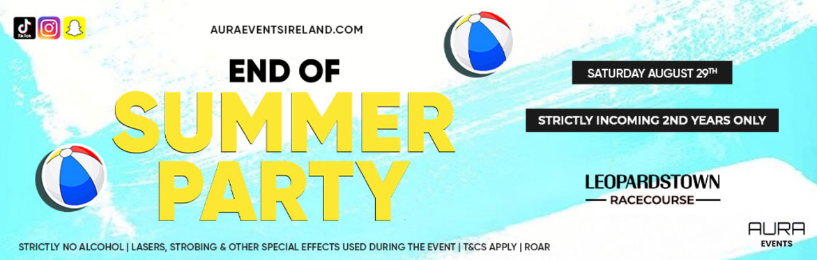 End of Summer Party @ Leopardstown Racecourse, Dublin (Strictly Incoming 2nd Years)