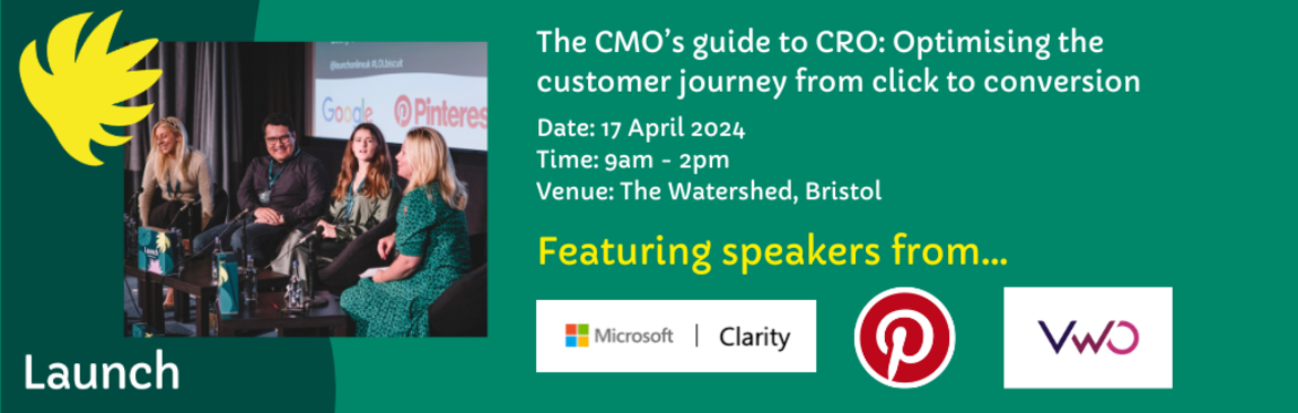 The CMO's guide to CRO - optimising the customer journey, from click to conversion.