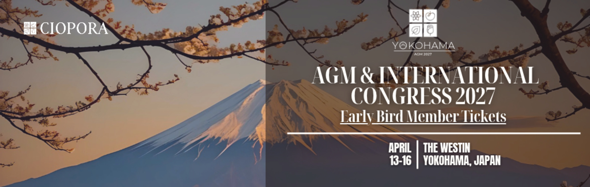 CIOPORA AGM 2027 (MEMBERS) - EARLY BIRD