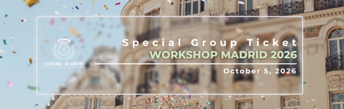 Group Ticket - The CIOPORA Academy Workshop Madrid 2026