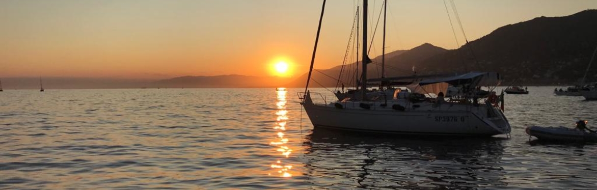 Brindisi al calar del sole di 3 ore a Genova sul "Best Shot"