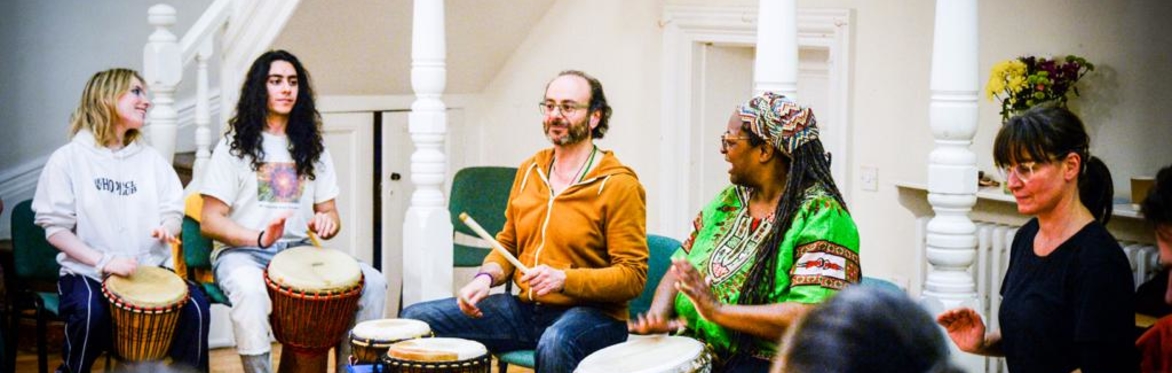 Family African Drumming Workshop at The Firelight Tipi 2-3:30pm