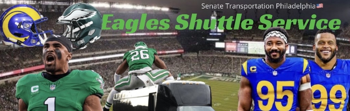 Round-Trip Shuttle LA RAMS🔵🟡vs 🦅🟢(WEEK 4)