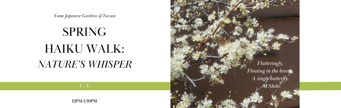 Spring Haiku Walk: Nature's Whisper