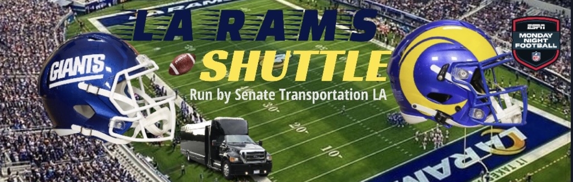 Round🏈Trip Shuttle to NY GIANTS vs 🐏RAMS (MNF) WEEK 2