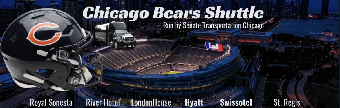 $65.00🎤Wacker Drive  SHUTTLE🏈to Soldier Field (CHICAGO BEARS🐻GAMES) Round-Trip