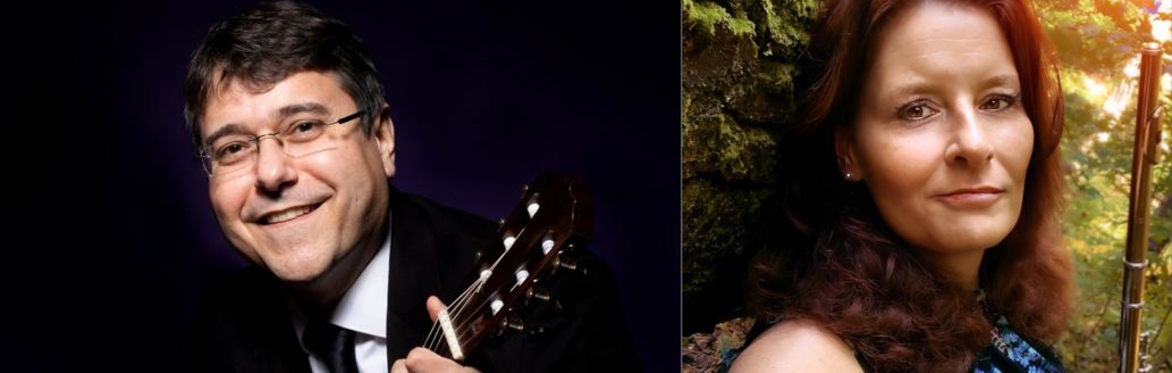 Oceanview Tea Concert - Music of the Americas for Flute and Guitar with Oren Fader, guitar and Allison Kiger, flute