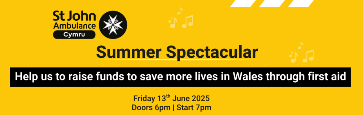 Summer Spectacular Concert in aid of St John Ambulance Cymru