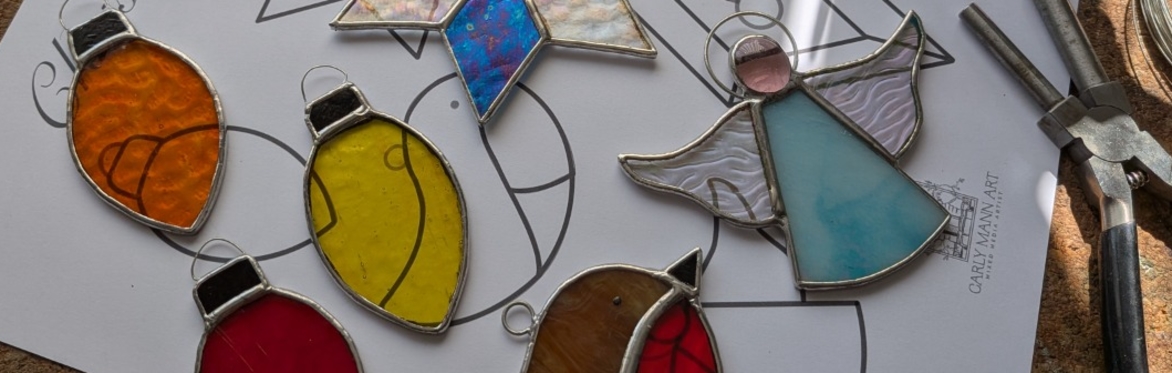 Stained Glass Christmas Decorations – 3hr Taster Session