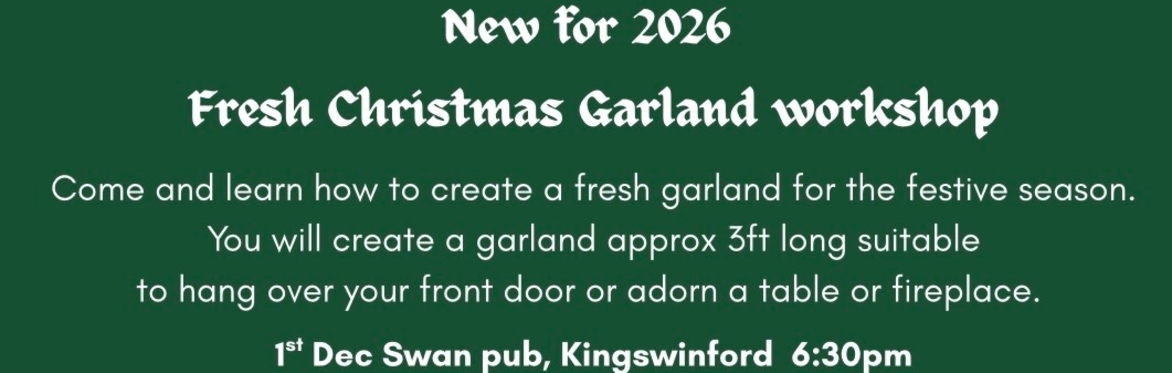 Adult Floristry - Fresh Christmas Garland