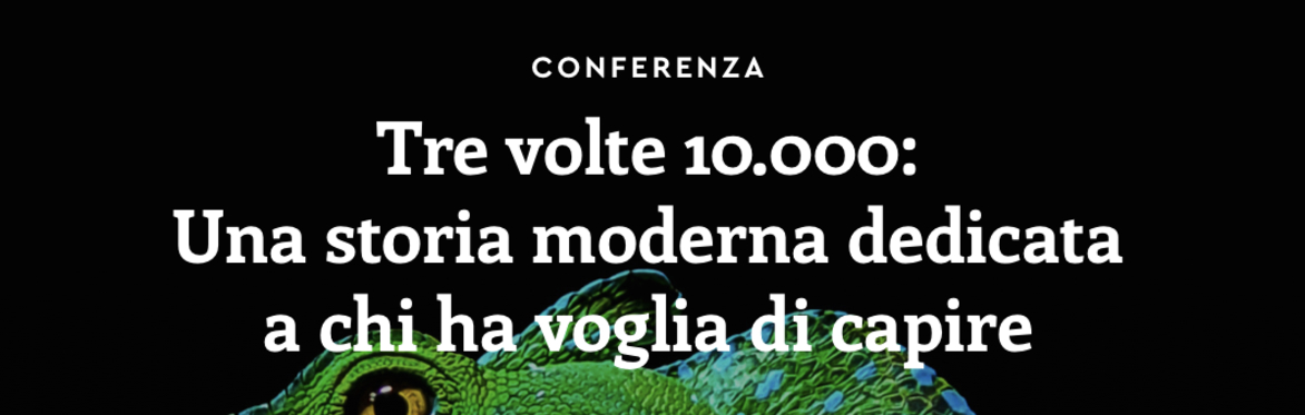 Tre volte 10.000: Una storia moderna dedicata a chi ha voglia di capire