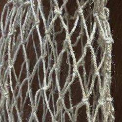 close up of a netted bag