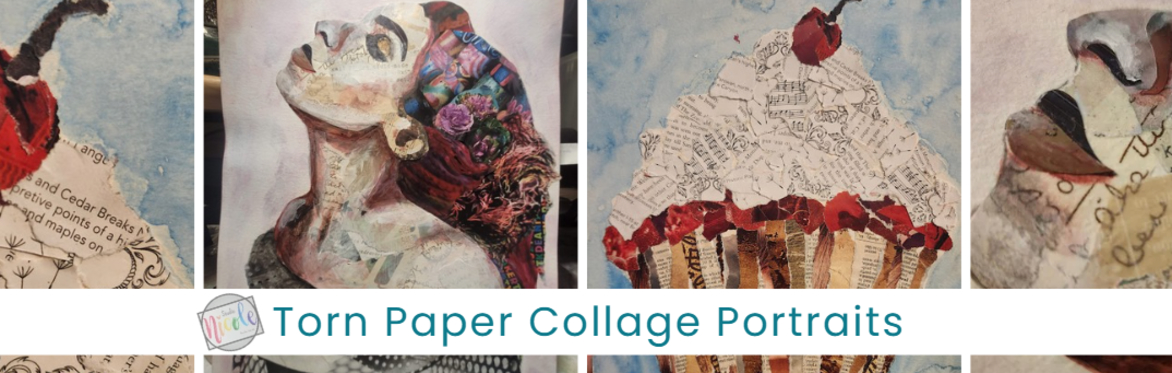 Torn Paper Collage