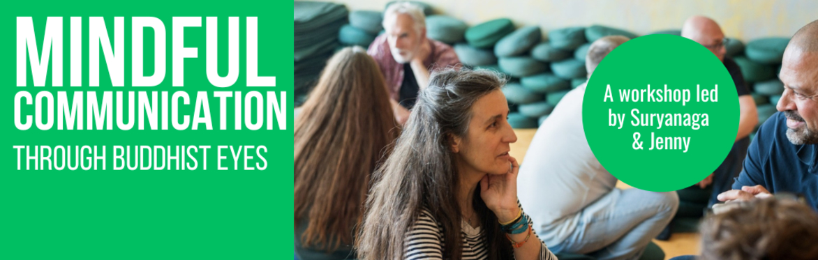 Image of workshop leaders on a green background