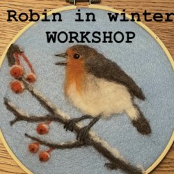 Winter Robin Needlefelting with Agnese Davies