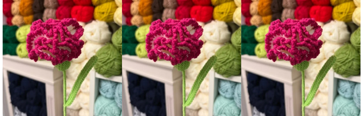 Crochet Flower Bouquet - Carnation! - 2 Week Workshop!